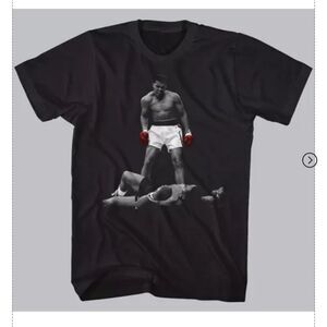 🆕👕 Muhammed Ali Black Graphic T-shirt